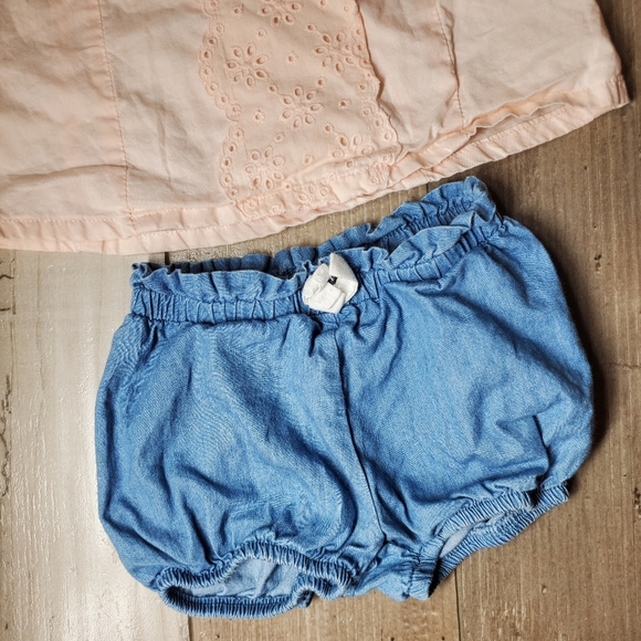 Carter's and Starting Out Baby Girl Summer Outfit Size 6m EUC - Picture 9 of 10